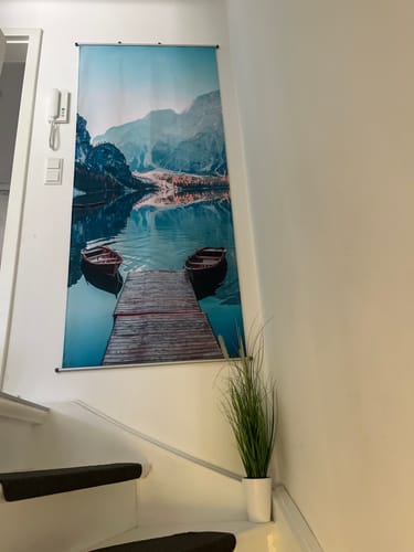 Customer photo review of Foto Schiebegardine "Pragser See in Südtirol/Italien"