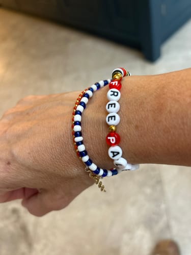 Customer photo review of Palestine Freedom Bracelet