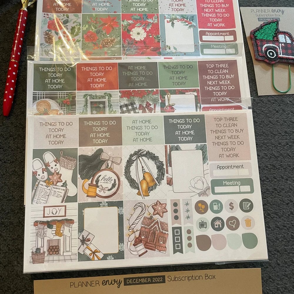 Customer photo review of Planner Sticker & Accessory Subscription + 2 Sets Washi/Month - #SUB003 - Sign up by the 20th to get the next box!