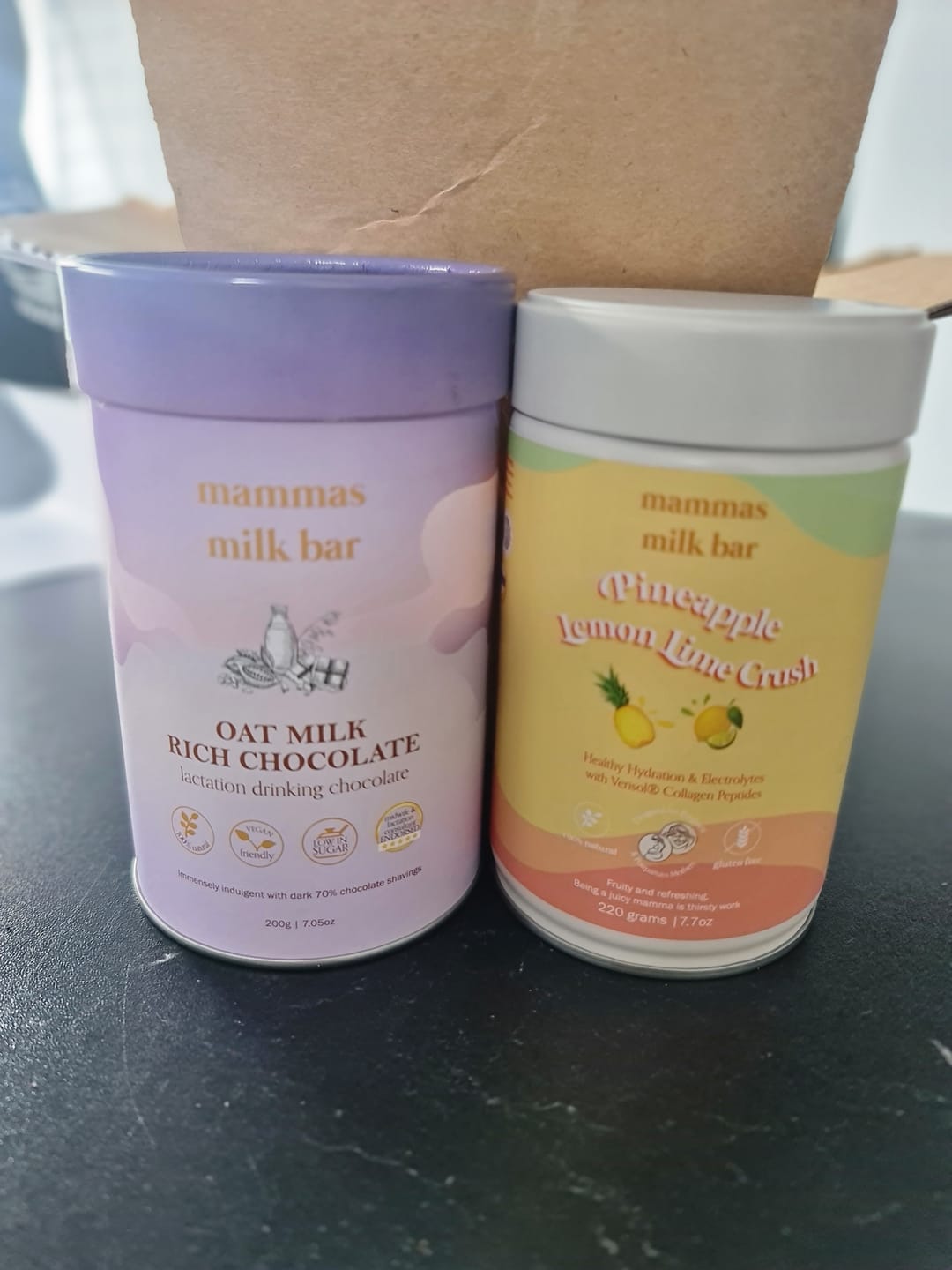 Customer photo review of *NEW* Lactation Oat Milk Rich Chocolate