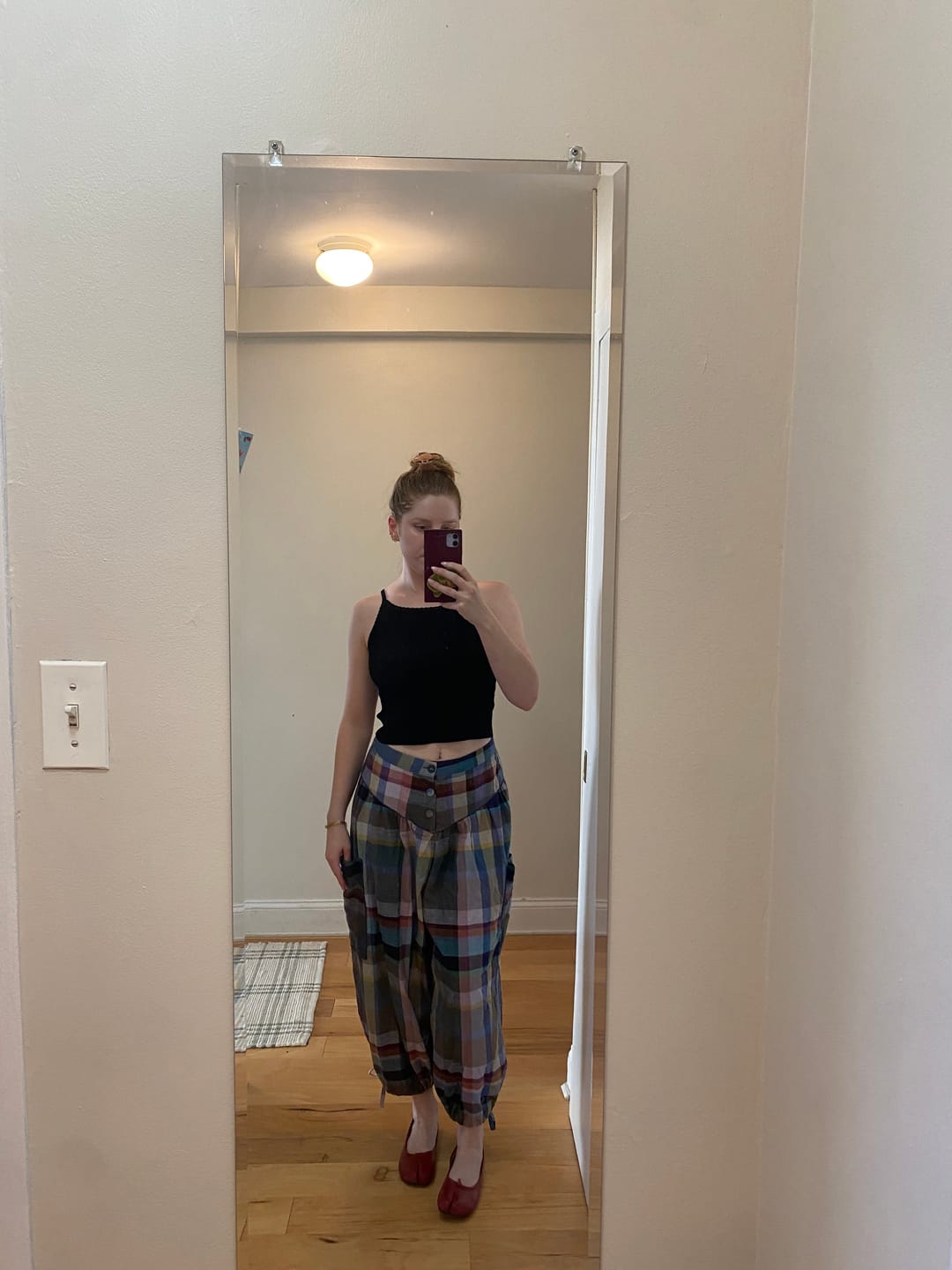 Customer photo review of VERA PANTS | MIST CHEX