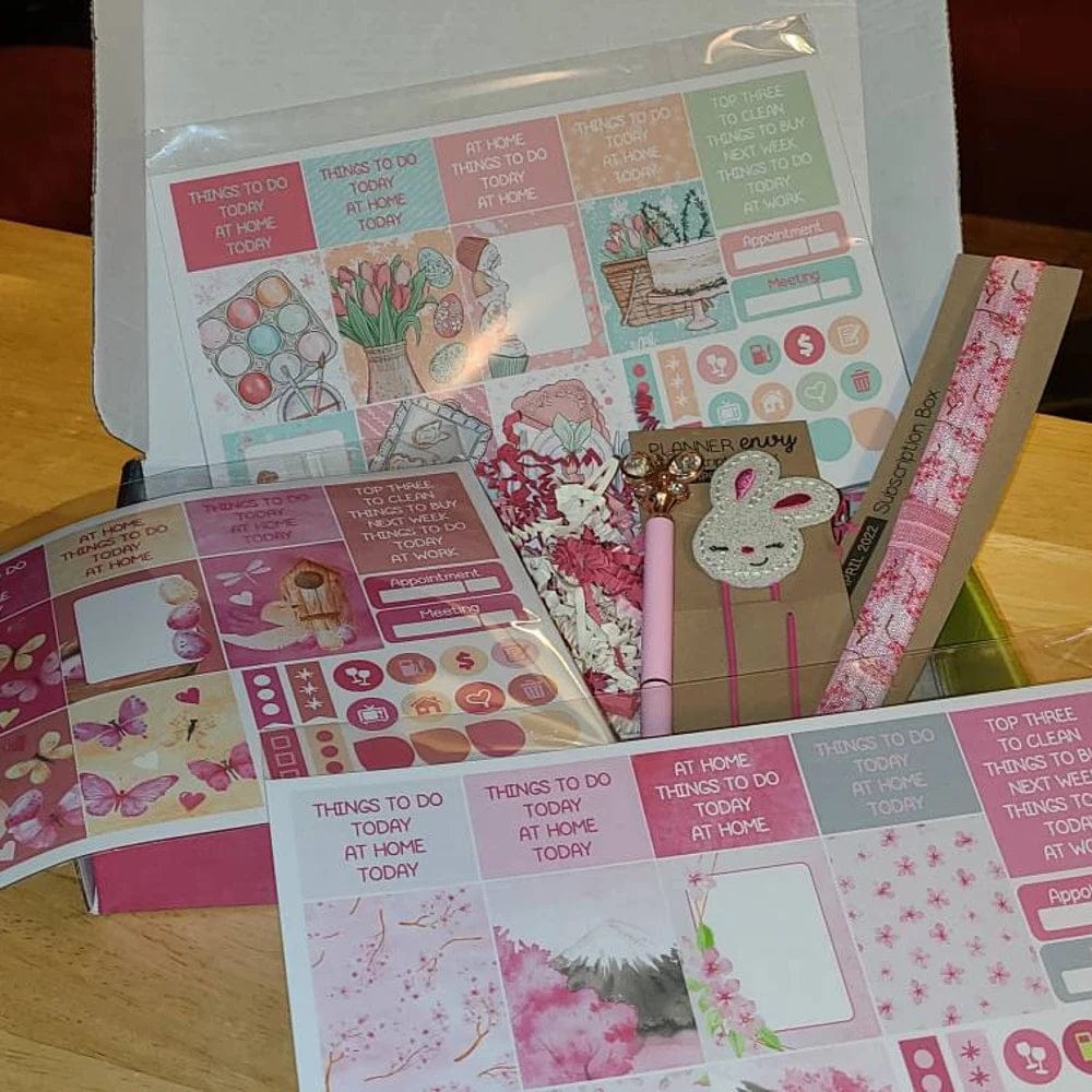 Customer photo review of Planner Sticker & Accessory Subscription + 2 Sets Washi/Month - #SUB003 - Sign up by the 20th to get the next box!