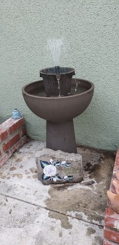 Customer photo review of Alba Cordless Fountain