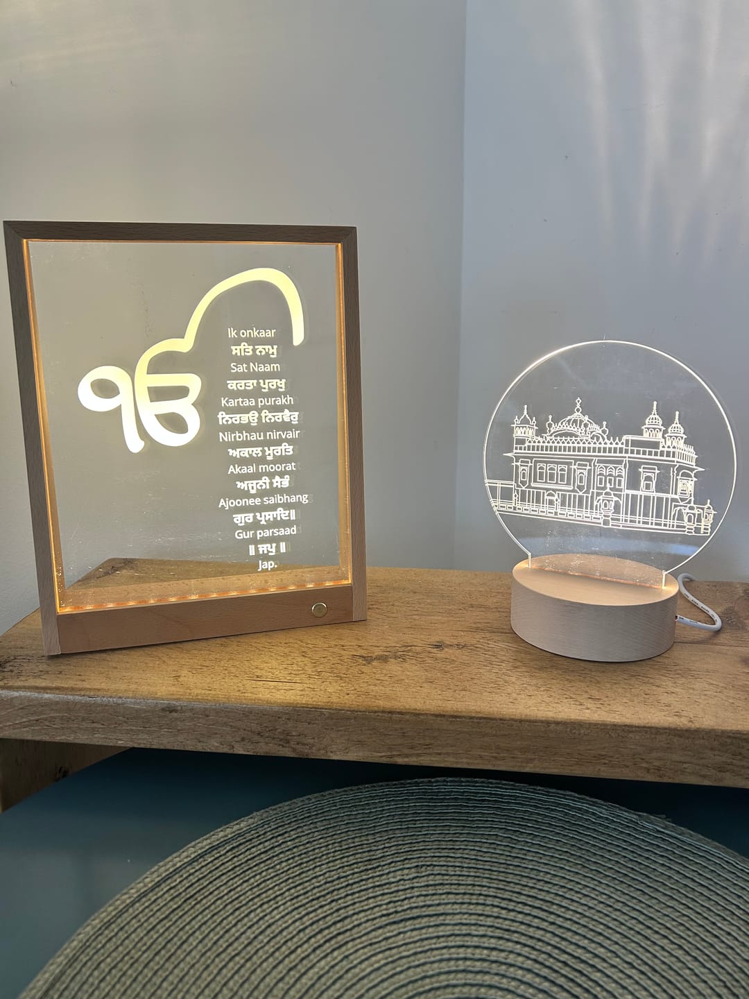 Customer photo review of Mool Mantar Light Frame