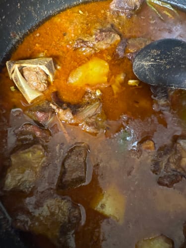 Customer photo review of Halal Veal Cubes - Gosht