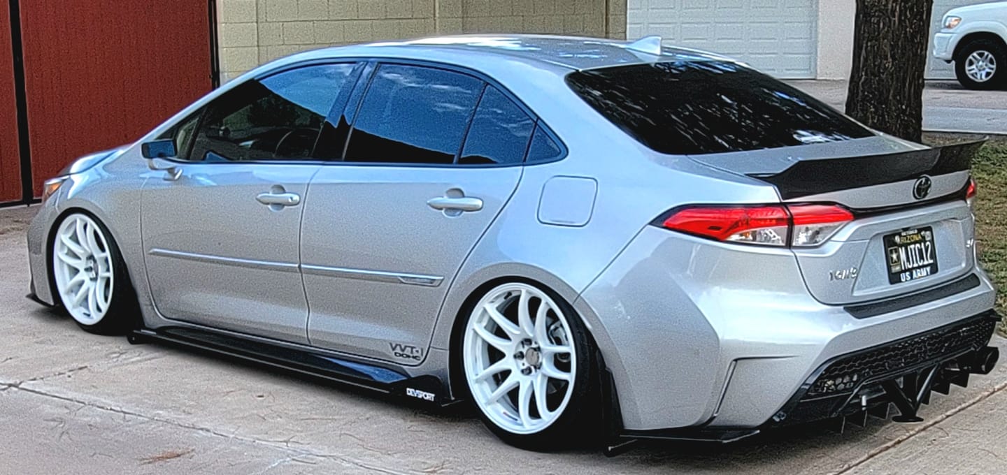 Customer photo review of DevSport Side Skirt Splitters (2006-2011 Honda Civic Sedan)