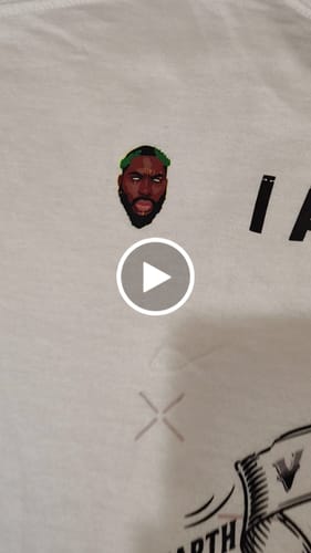 Customer video review of Premium Hot Peel DTF Transfers By Size and Quantity