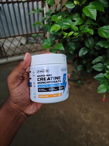 Customer photo review of Wellcore - Pure Micronised Creatine Monohydrate (122g, 33 Servings) Tropical Tango