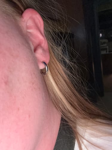 Customer photo review of Silver Huggies