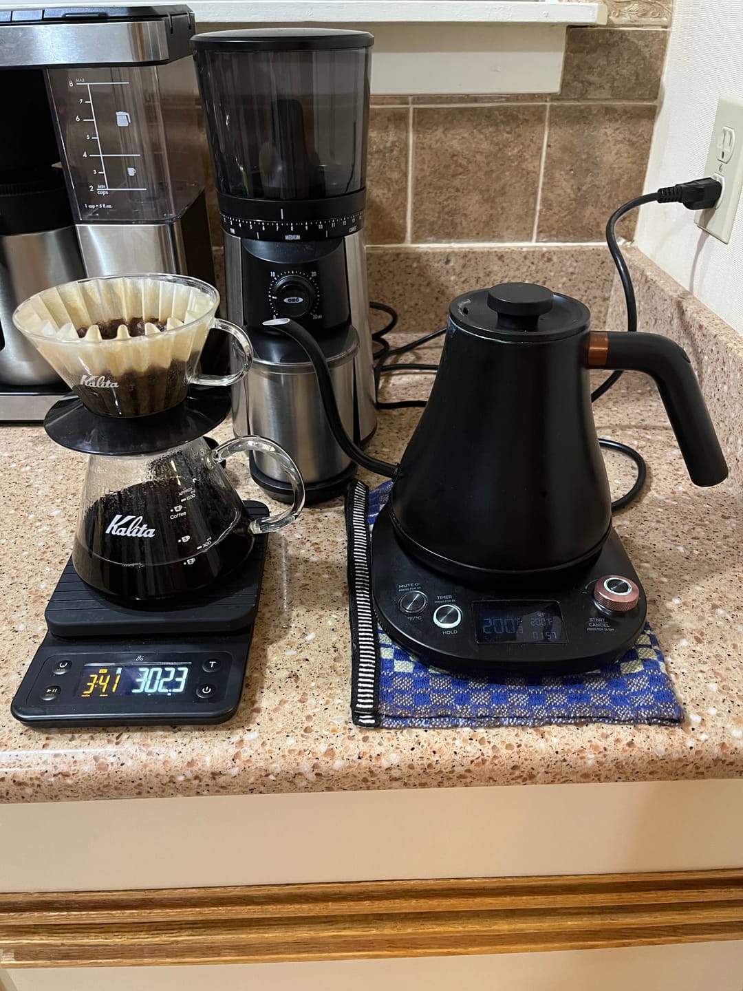 Customer photo review of Kalita Wave 185 Coffee Filters - 100ct