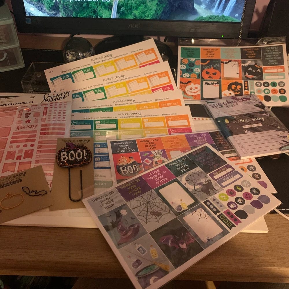 Customer photo review of Planner Sticker & Accessory Subscription + 2 Sets Washi/Month - #SUB003 - Sign up by the 20th to get the next box!