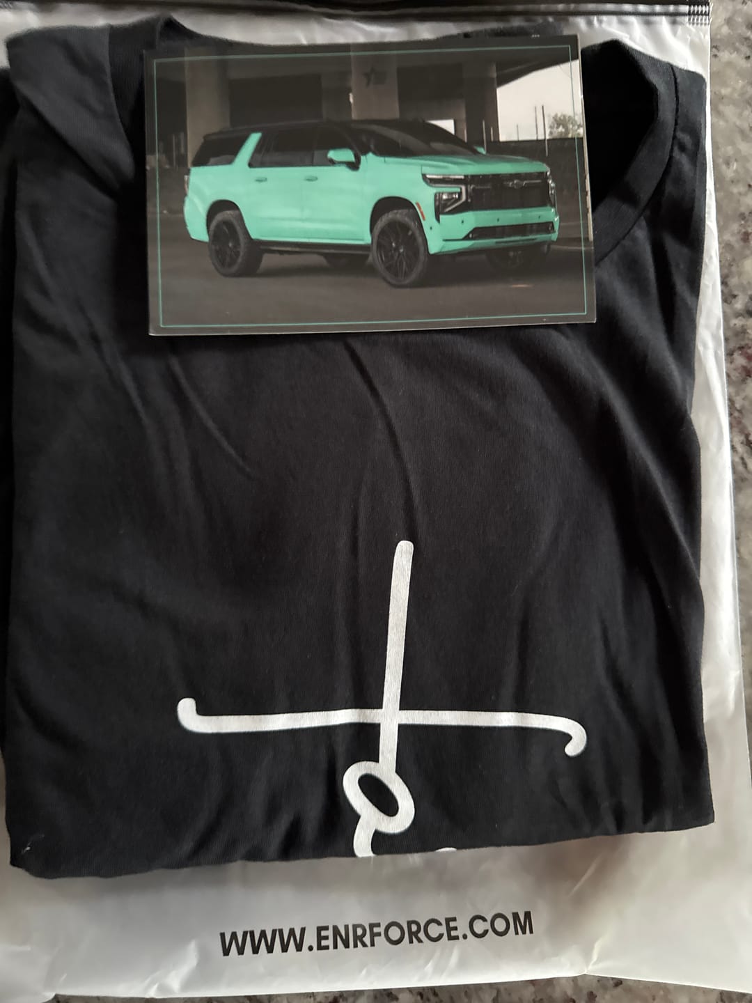 Customer photo review of Faith Cross Tee