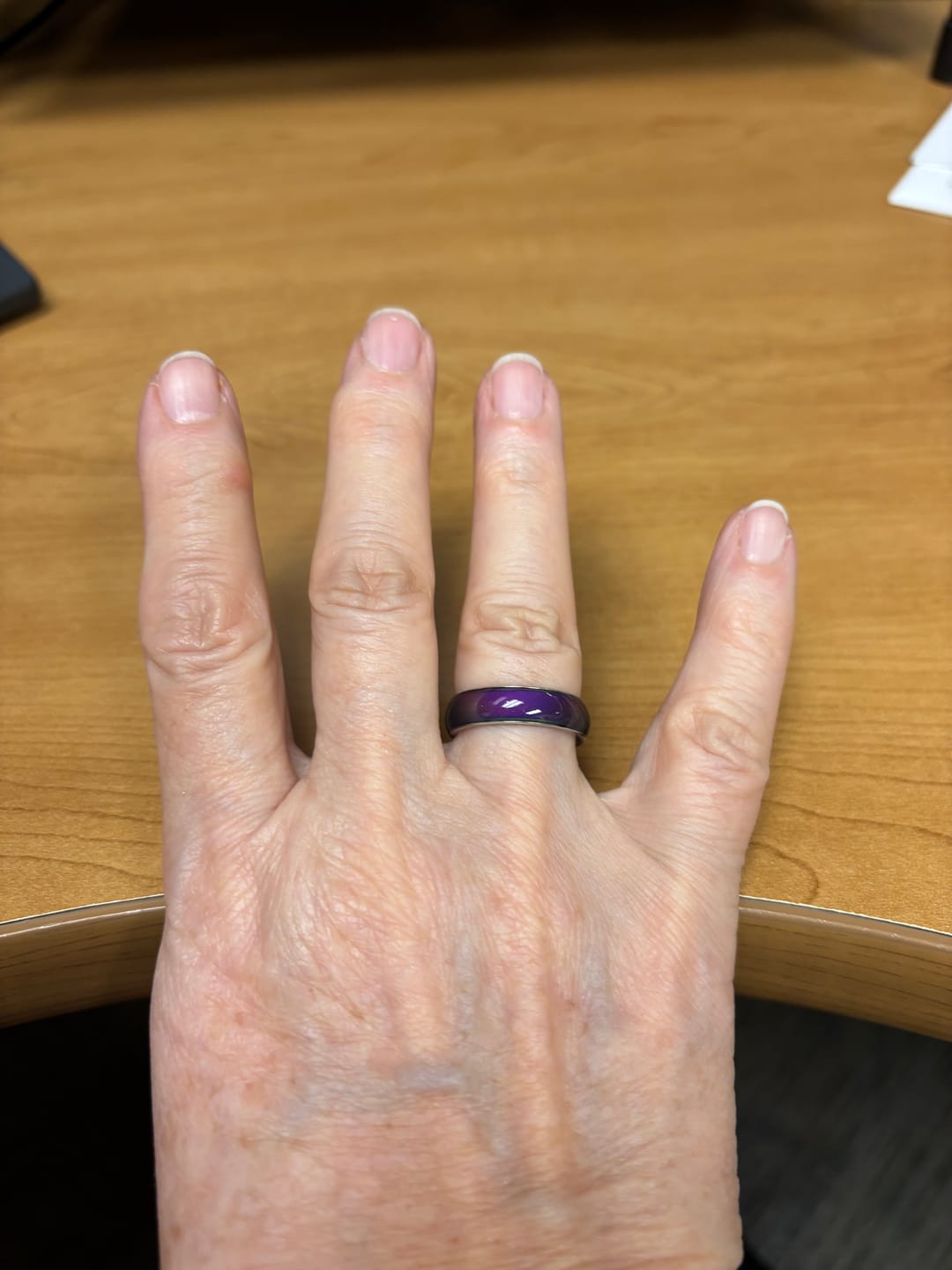 Customer photo review of Mystical Mood Ring