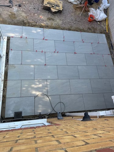 Customer photo review of Kandala - Grey Porcelain Paving Tiles - 900 x 600 x 20mm