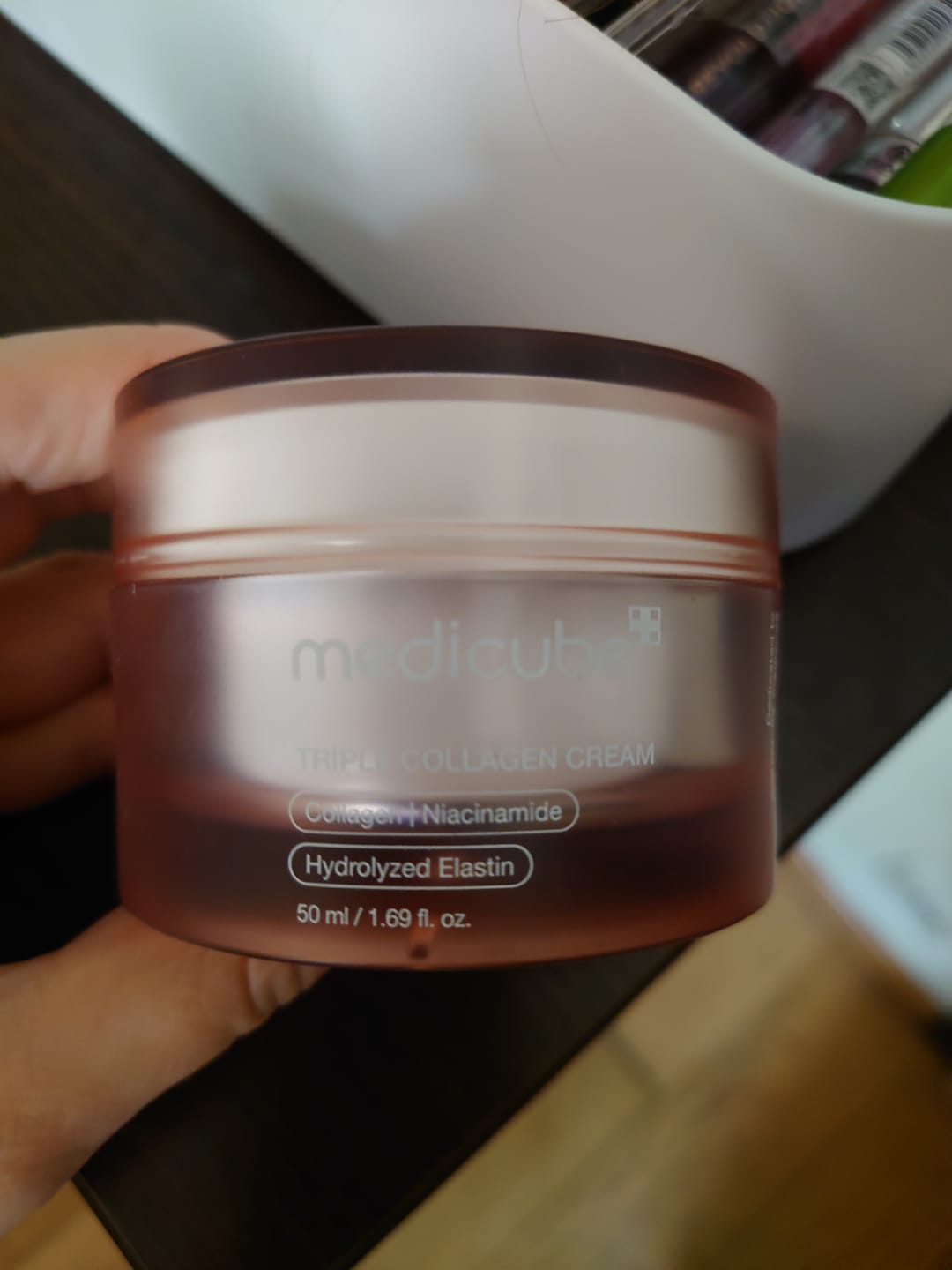 Customer photo review of Nostiprinošs krēms sejai Medicube Triple Collagen Cream 4.0