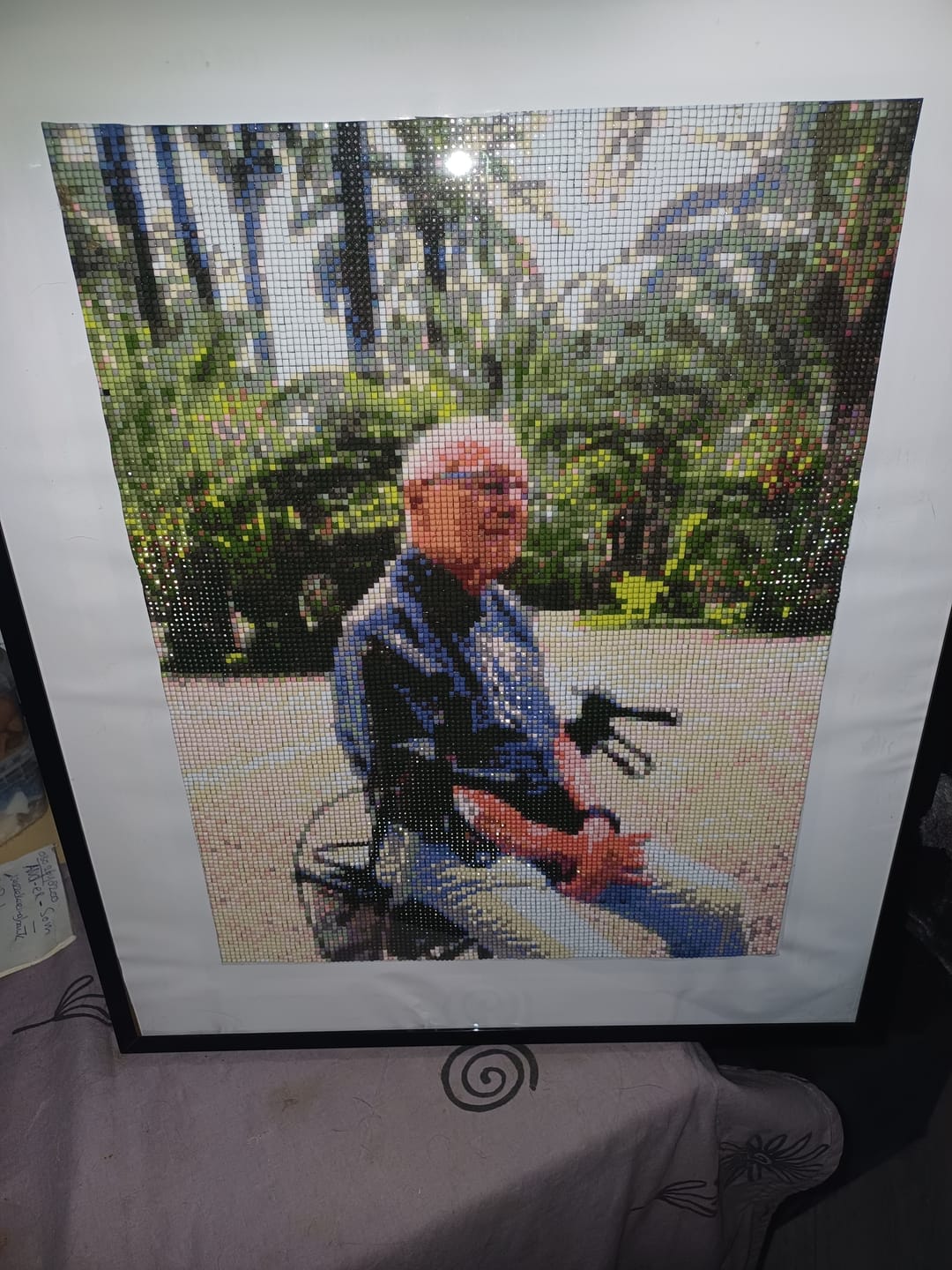 Customer photo review of Eigen Foto Diamond Painting