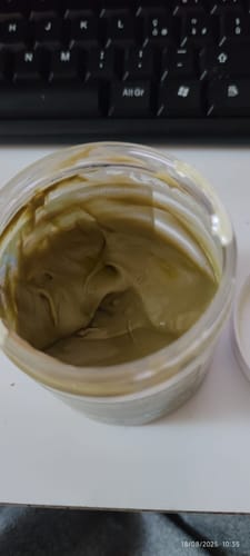 Customer photo review of Crema spalmabile proteica gusto pistacchio