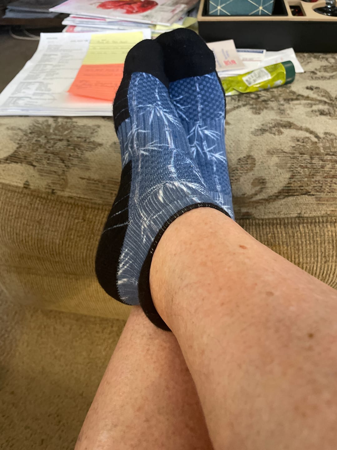 Customer photo review of Blooming Brights Ankle Compression Socks 5-Pack Bundle