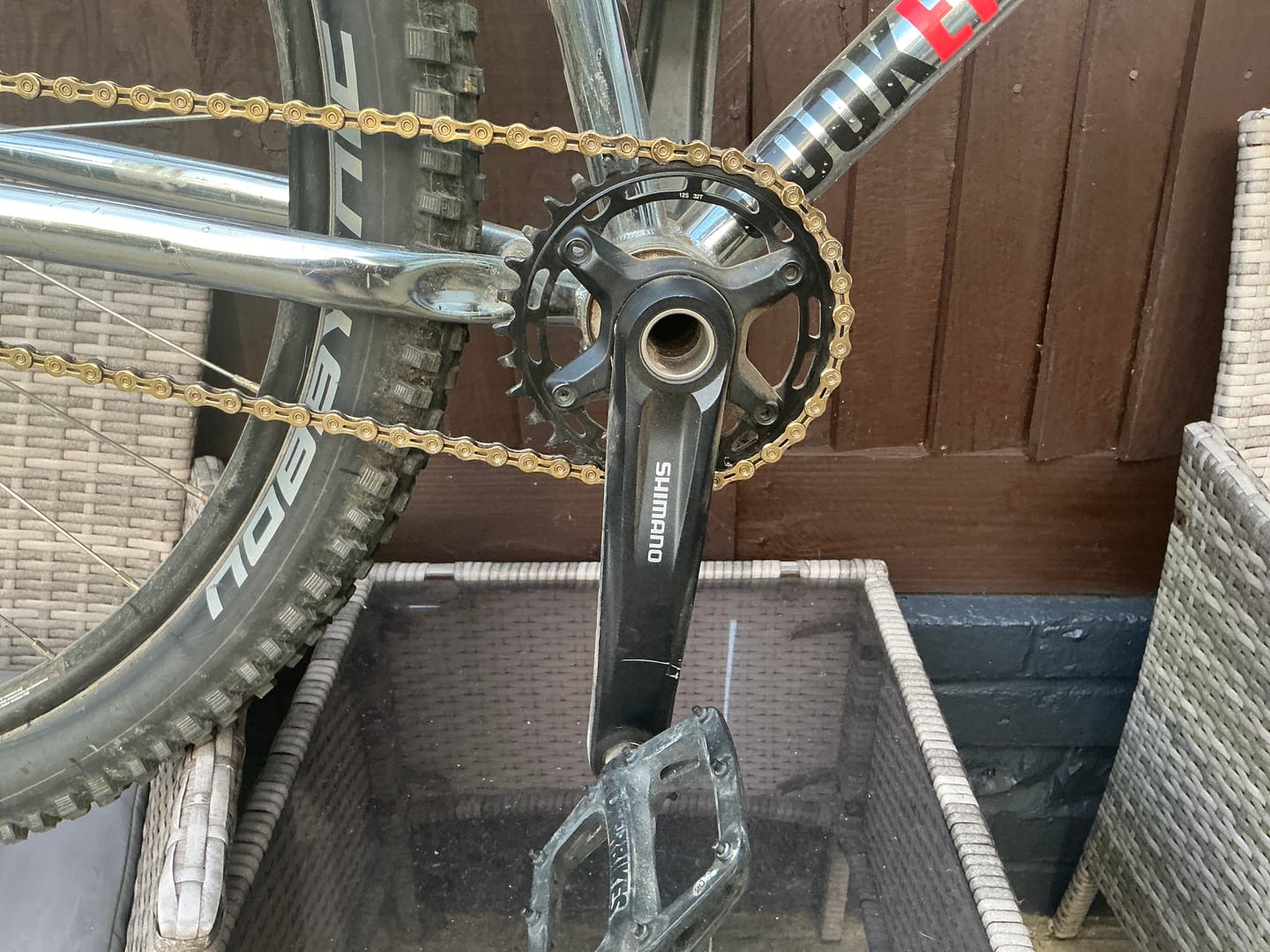 Customer photo review of Shimano Deore FC-MT510 1 x 12 Speed Boost Chainset