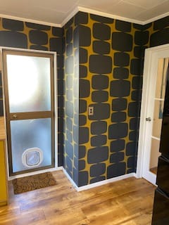Customer photo review of Lohko Wallpaper - Liquorice