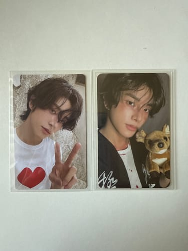 Customer photo review of PREMIUM PHOTOCARD SLEEVES - PINK VERSION (61x91MM)