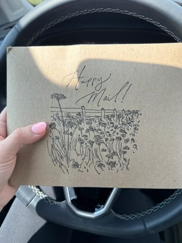Customer photo review of Monthly Artisan Card Subscription