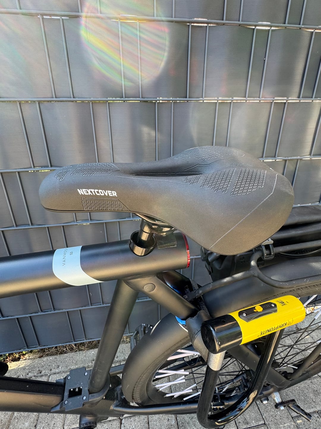 Customer photo review of ComfortSet - Fahrradsattel & gefederte Sattelstütze