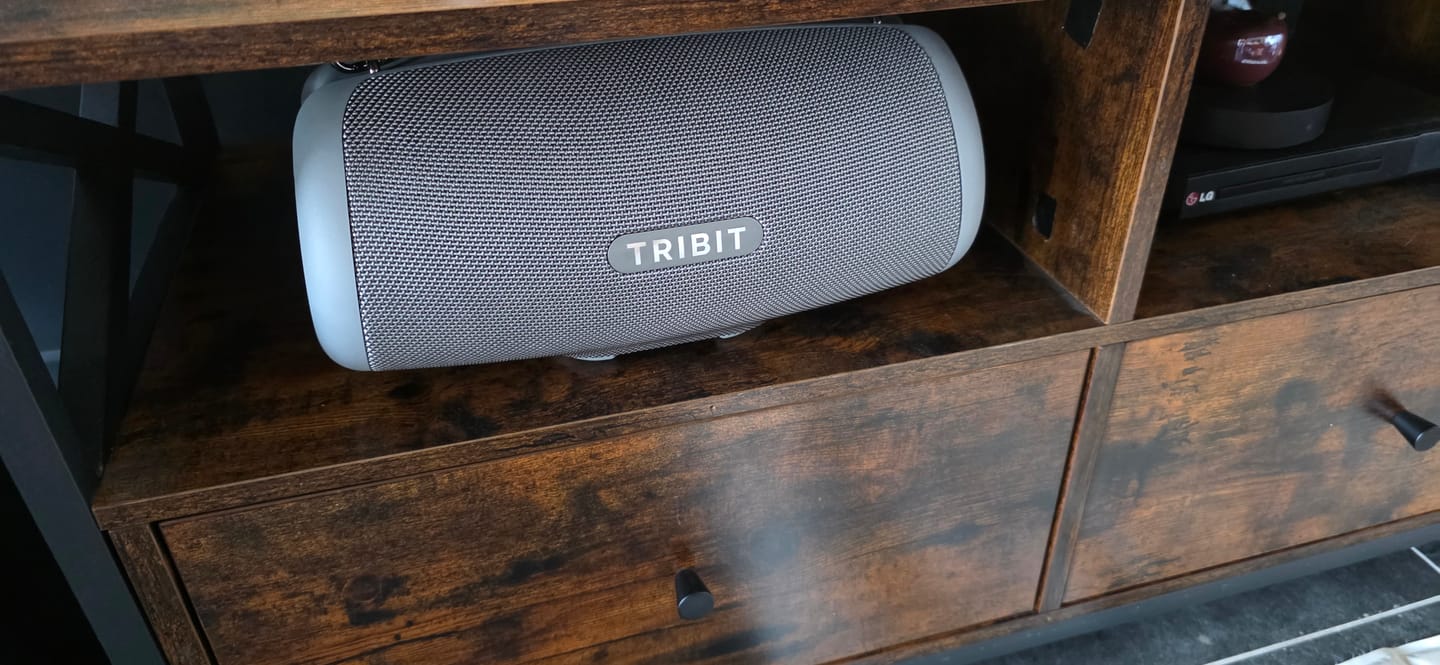 Customer photo review of TRIBIT StormBox Lava Portable Bluetooth Speaker