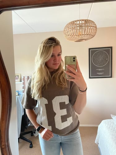 Customer photo review of KNIT JERSEY TAUPE