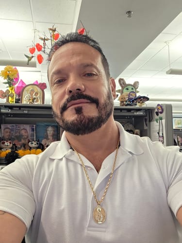 Customer photo review of Mother Mary Necklace