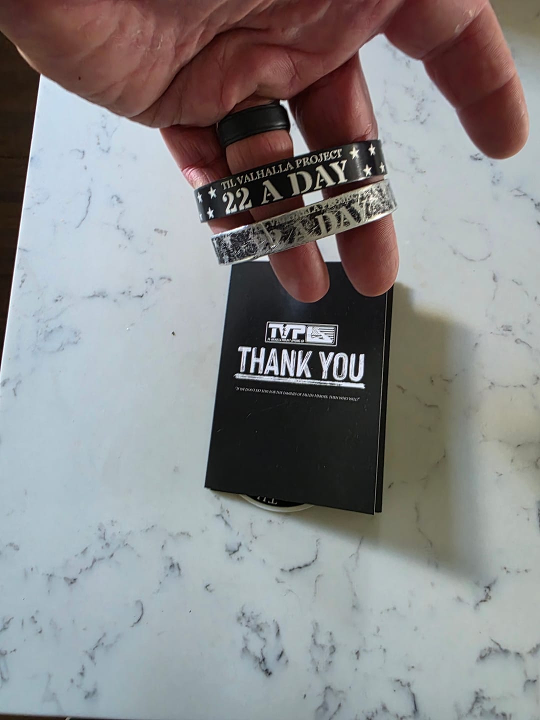 Customer photo review of 22 A Day Memorial Bracelet