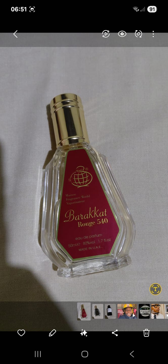 Customer photo review of Barakkat Rouge 540 EDP 50ml