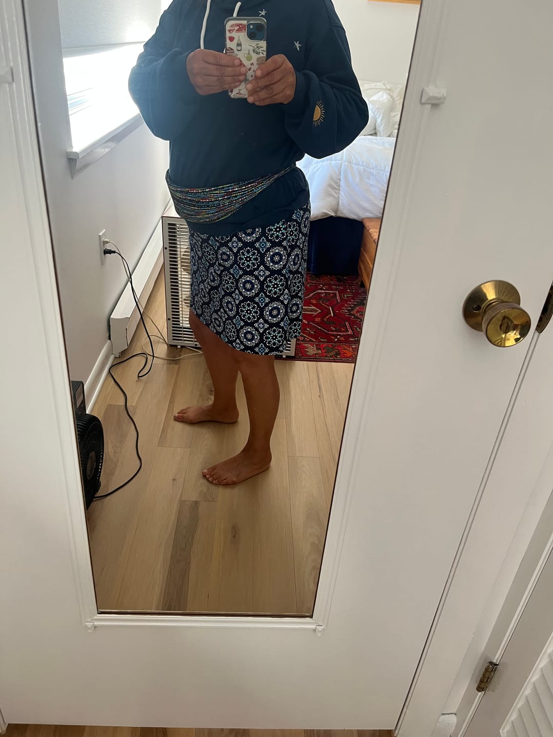 Customer photo review of Pocketed Belt - Confetti