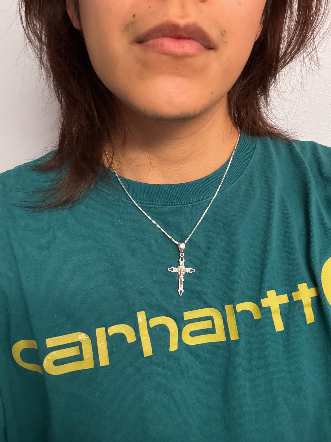 Customer photo review of CRUCIFIX CROSS PENDANT