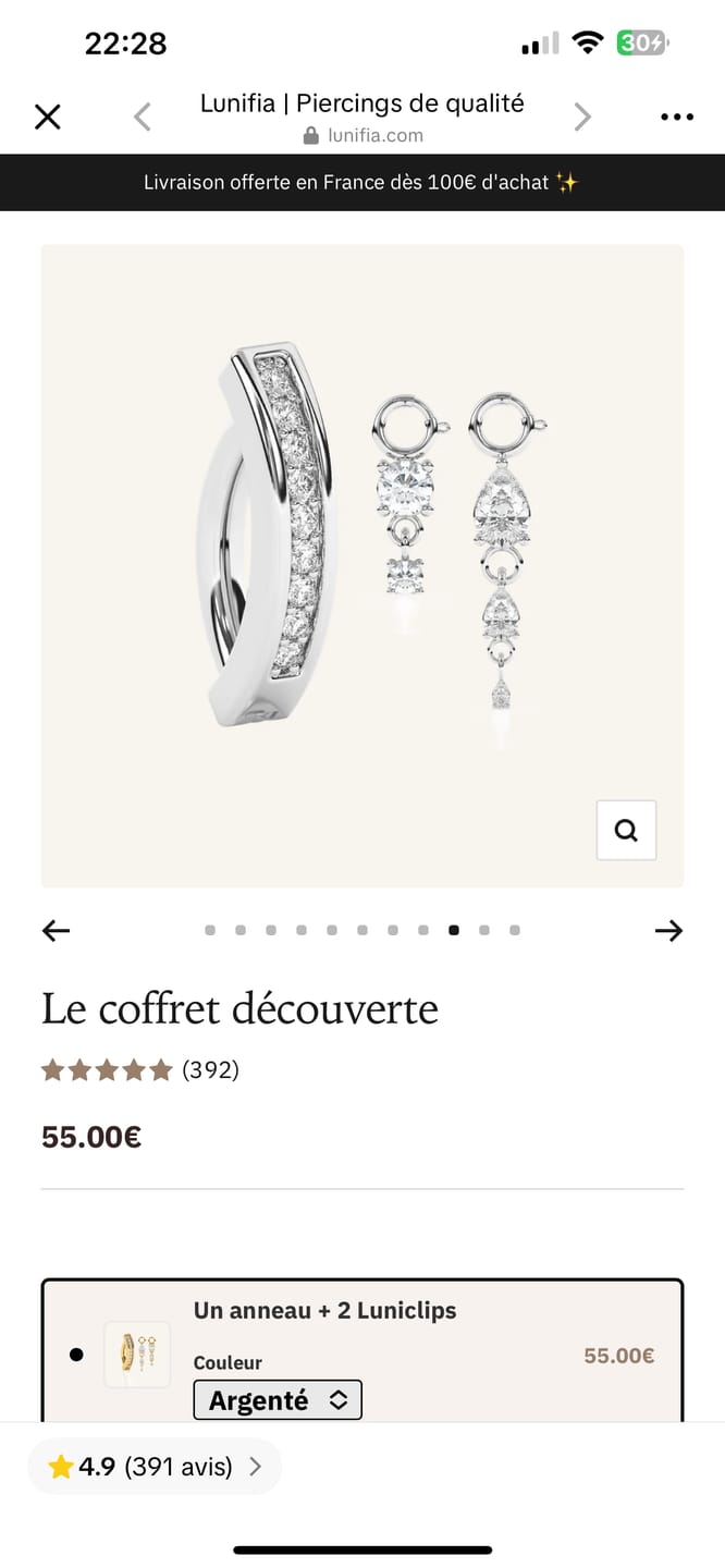 Customer photo review of Le coffret découverte