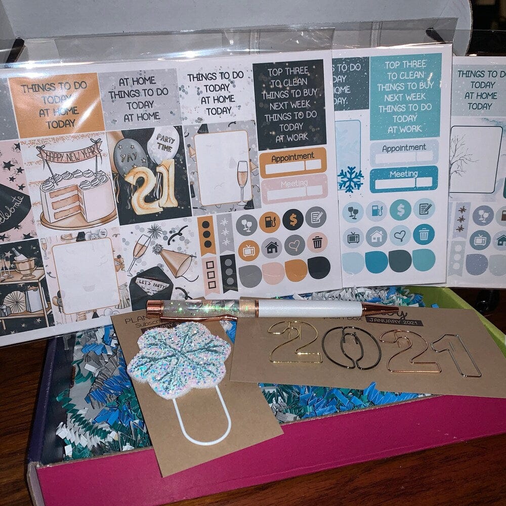 Customer photo review of Planner Sticker & Accessory Subscription + 2 Sets Washi/Month - #SUB003 - Sign up by the 20th to get the next box!