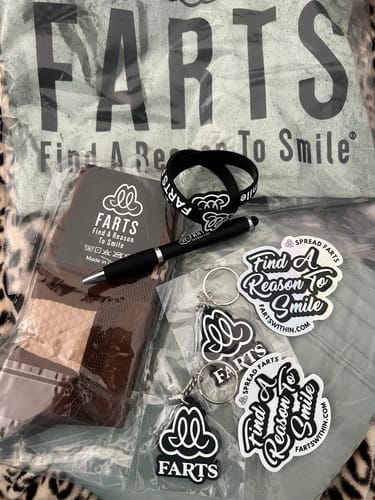 Customer photo review of FARTS Circle Holographic Sticker – Glossy 3" Vinyl for Gratitude On the Go