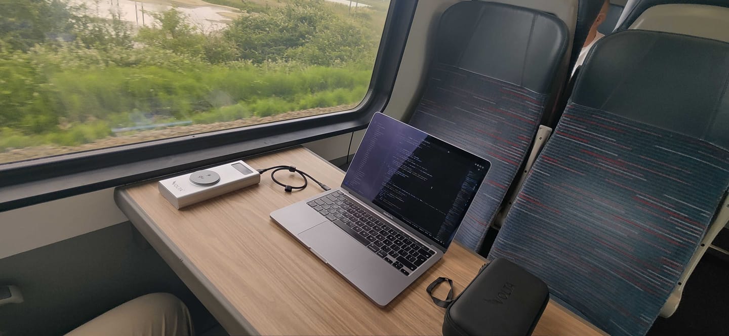 Customer photo review of VoltaGo MAX - 27,000 mAh Airline-Safe Portable Power Bank