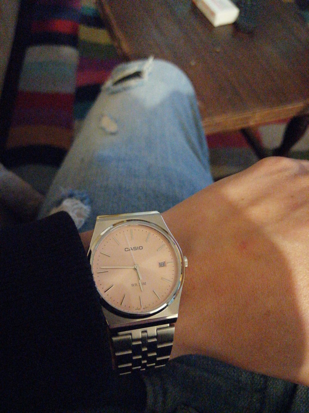 Customer photo review of Reloj Casio Análogo MTP-B145D-4AV "Barbie" Rosa 35mm