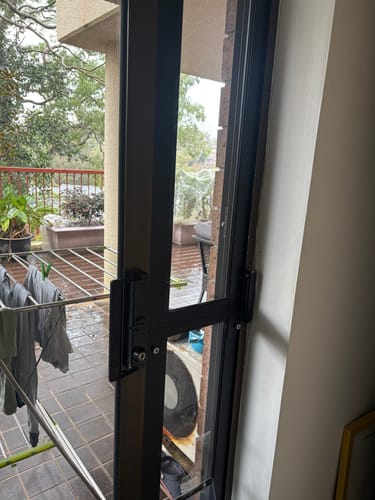 Customer photo review of Patio Pet Door Insert