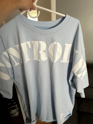 Customer photo review of OG Sky Blue Lightweight Tee