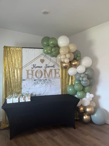 Customer photo review of Custom Balloon Garland Kit