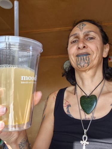 Customer photo review of Blends with Benefits Tumbler