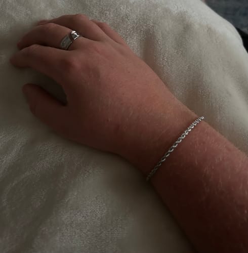 Customer photo review of UNISIZE AMSTERDAM RING | Silver