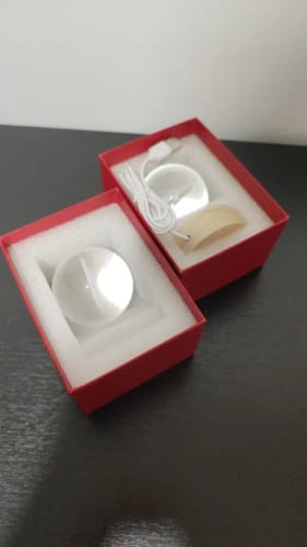 Customer photo review of Esfera de Cristal Personalizable