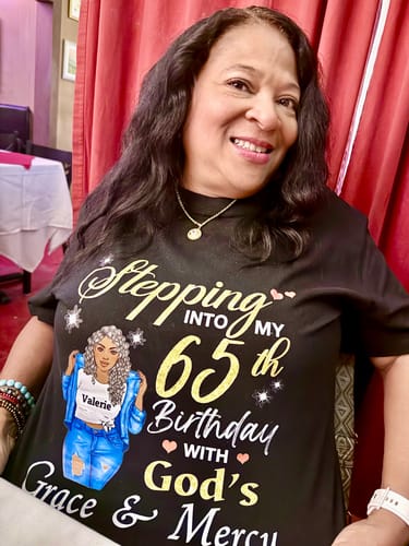 Customer photo review of 65th Birthday With God's Grace & Mercy
