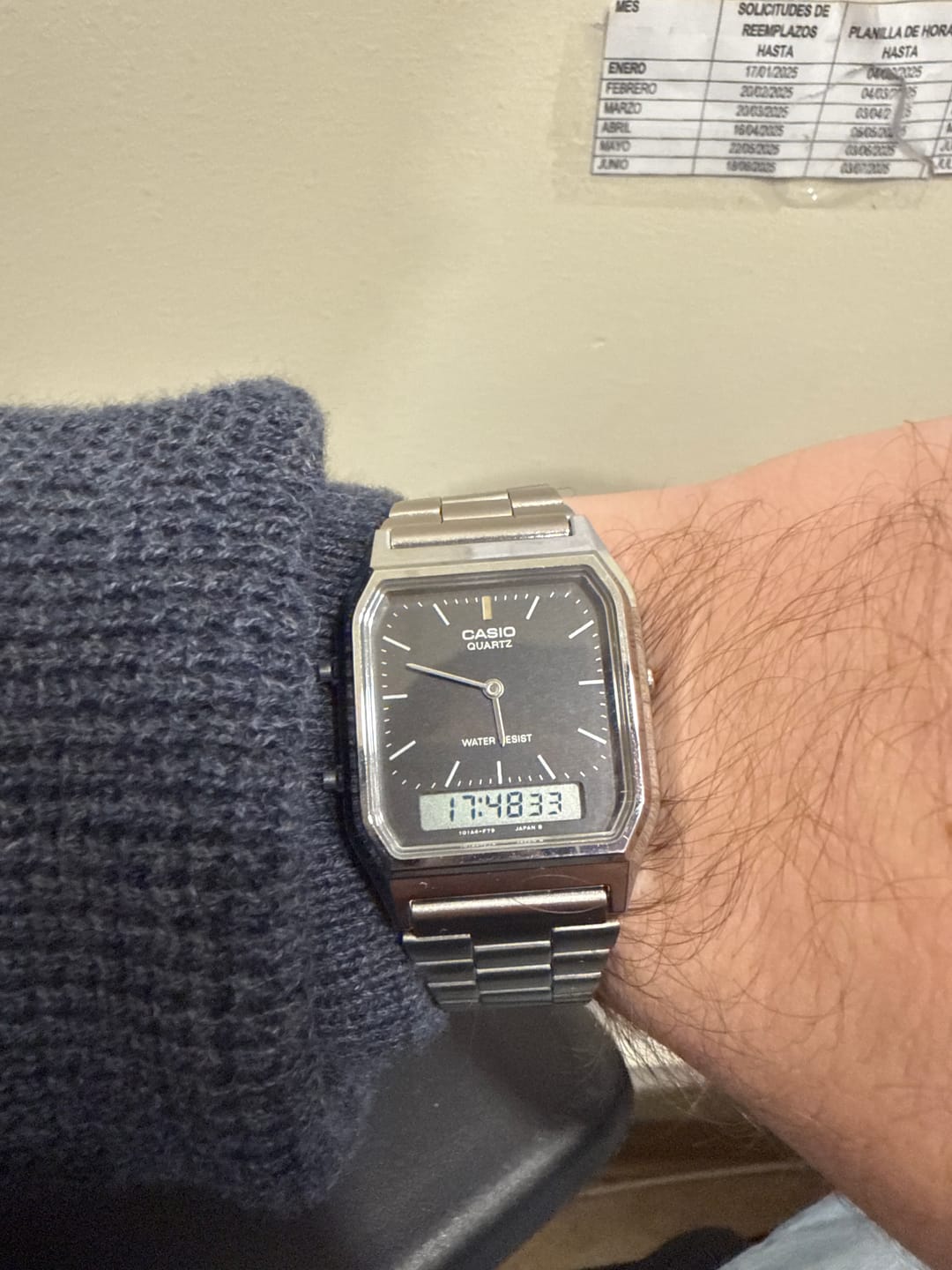Customer photo review of Reloj Casio Vintage AQ-230A-1DMQ Dial Negro