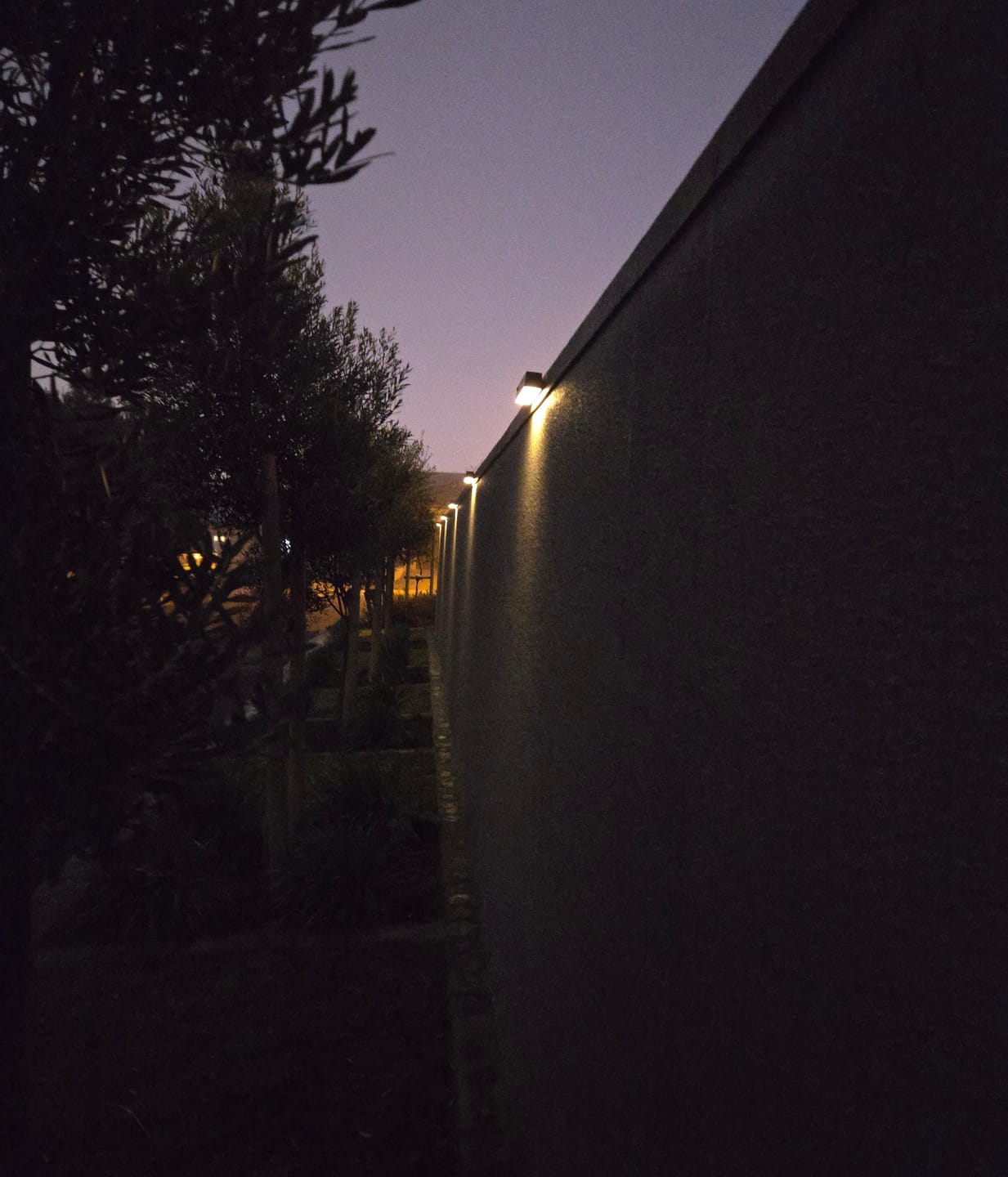 Customer photo review of Solar Wall Light with Motion Sensor