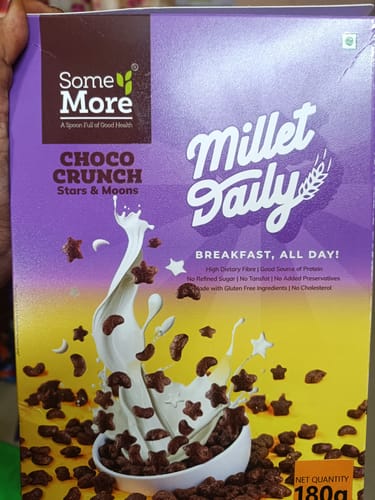 Customer photo review of Millet Daily-Choco Crunch Moons & Stars - 180gms
