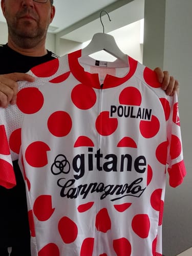 Customer photo review of gitane Red dot Retro Short sleeves Jersey